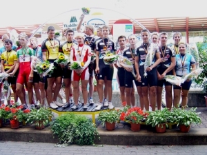 Alle Medaillengewinner des 4. Tages (Foto: www.dm-bahn-cottbus.de)