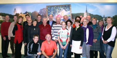 Wiedersehensparty von Teilnehmern der "Tour de BUGA 2009" im Novotel Gera.
