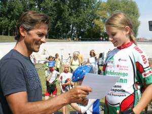 Mareike Lange gewann den Wettbewerb Anfänger 1.Schritt.