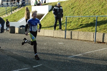 Siegte beim Crosslauf der U13-Schüler: Tim Oelke vom RSV Blau-Weiß Meiningen