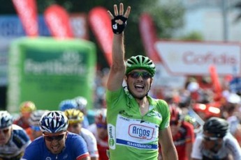 John Degenkolb (Argos-Shimano) feiert bei der Vuelta 2012 seinen vierten Etappensieg.  (Foto: ROTH)