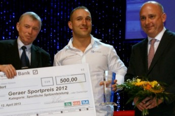 Sportpreis „Sportliche Spitzenleistung“ an Robert Förstemann.