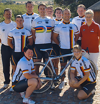 Das Team der deutschen Sprinter in Südafrika. (Foto: privat)