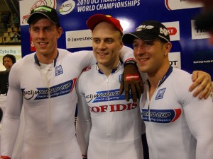 Das deutsche Weltmeister-Trio (foto: cyclingworld.dk)