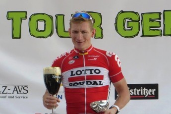 André Greipel, hier nach seinem Sieg bei der Apres Tour Gera 2015