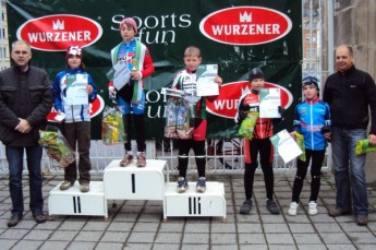 U11-Siegerehrung: Tobias Krebs auf Platz 3.