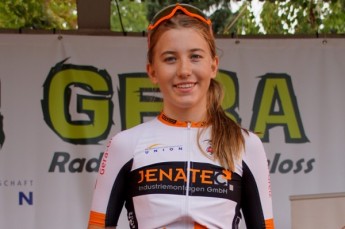 Lara Wolf wurde vom Förderkreis Radsport Gera e.V. als Geraer Nachwuchs-Radsportlerin des Monats Juli 2019 geehrt.