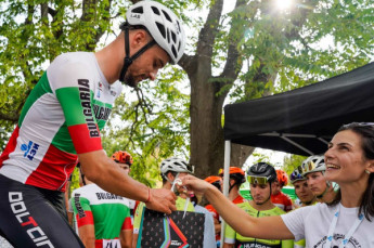 Gabriel Grozev fuhr im Nationaltrikot bei der Tour of Bulgaria.