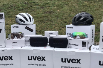 Uvex sorgt mit seinen Performance Produkten für die Sicherheit von Radsportlern in Training und Wettkampf.