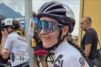 Kea Hammerl im U17-Nationalteam bei der Coppa Rosa in Italien.