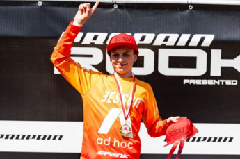 Lino Donath-Franke ist Thüringer Landesmeister im Downhill.