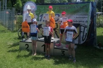 Siegerehrung U11-Schülerinnen.