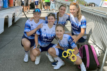 Klara Dworatzek und das gesamte Mirat Team mit Topplatzierungen in Frankreich. (Foto: Team)