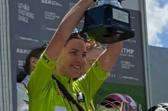 Kea Hammerl gewinnt Trikot der besten Thüringerin bei der TMP-Jugendtour 2026.