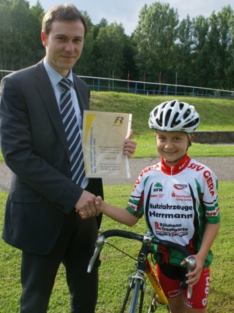 Laura Sell wurde vom Förderkreis Radsport Gera e.V. zum Geraer Nachwuchsradsportler des Monats April gewählt.