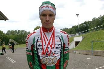 Florian Butz gewinnt drei LVM-Goldmedaillen.