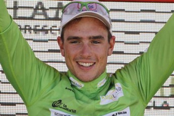 John Degenkolb nach seinem Sieg auf der 7.&nbsp;Vuelta-Etappe.&nbsp;| Foto:&nbsp;ROTH