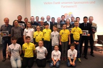 Der Geraer SSV-Radnachwuchs bedankt sich bei Sponsoren und Förderern für die Unterstützung der Ostthüringen Tour.